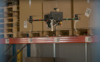 Herbekijk het webinar over magazijninventarisatie met autonome drones